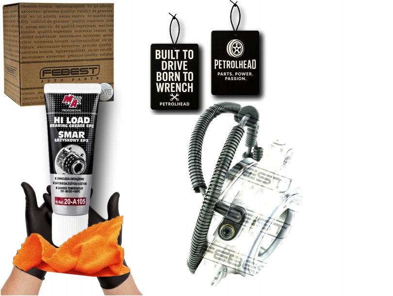 фото №1, Ступица передняя ssang yong rexton 2001-2013 febest #petrolhead pro+ kit7