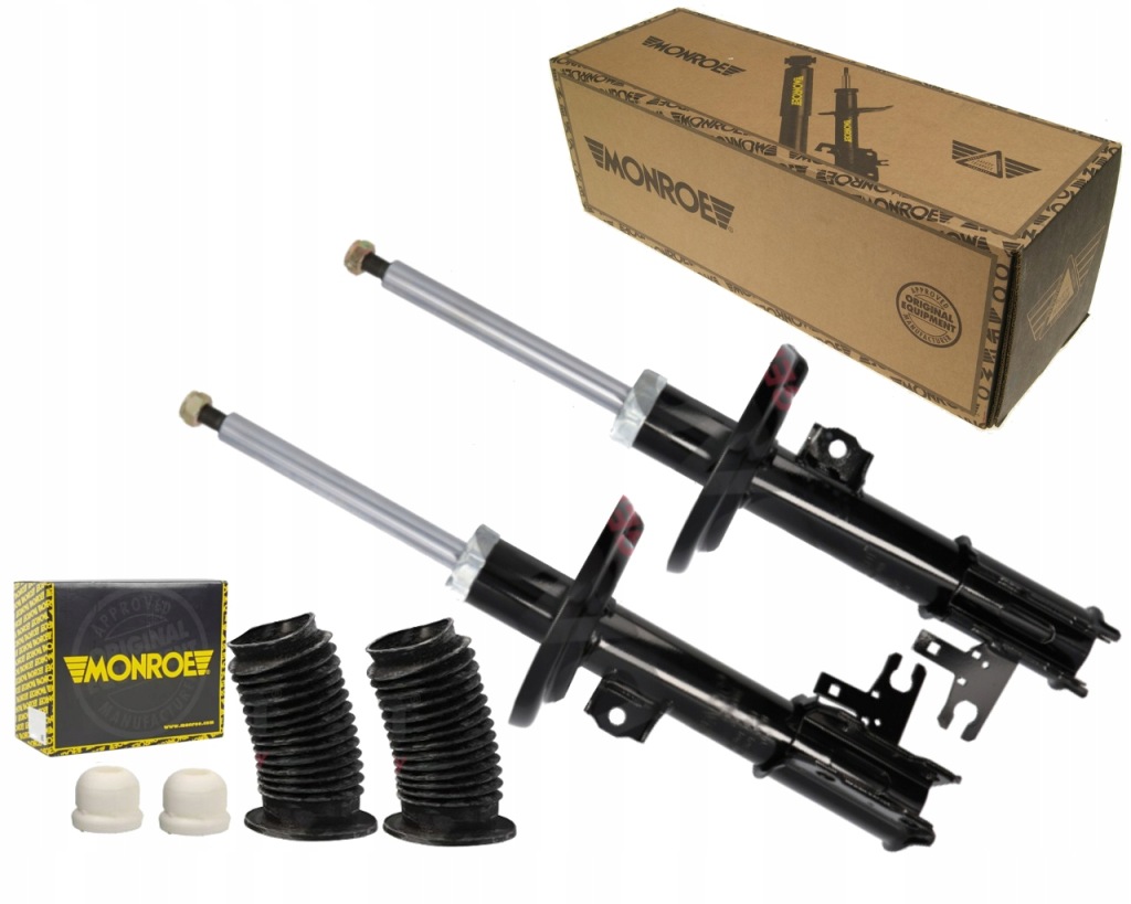 фото №1, Monroe 2x амортизаторы + защита i отбойники opel vectra c 2004- signum перед