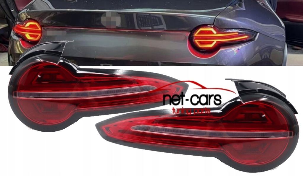 фото №1, Лампы задние mazda mx-5 16-22r динамический full led neon led cb