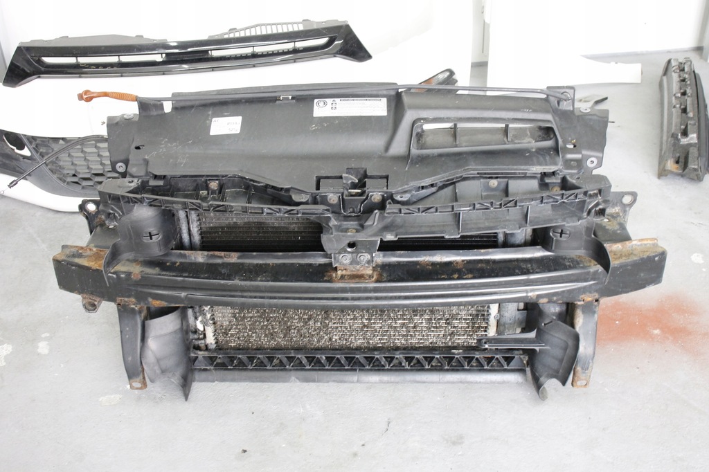 фото №12, Капот бампер перед крила pas підсилювач передній vw scirocco білий