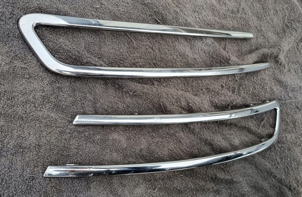 фото №3, Berlingo iii 4 рамка накладка левая правая хром led