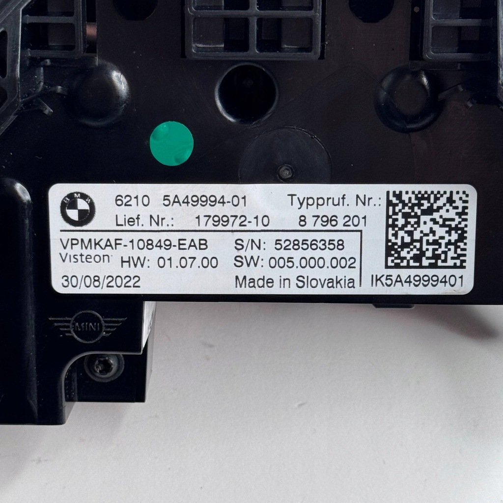 фото №9, Mini cooper countryman r60 2022 лічильник / спідометр