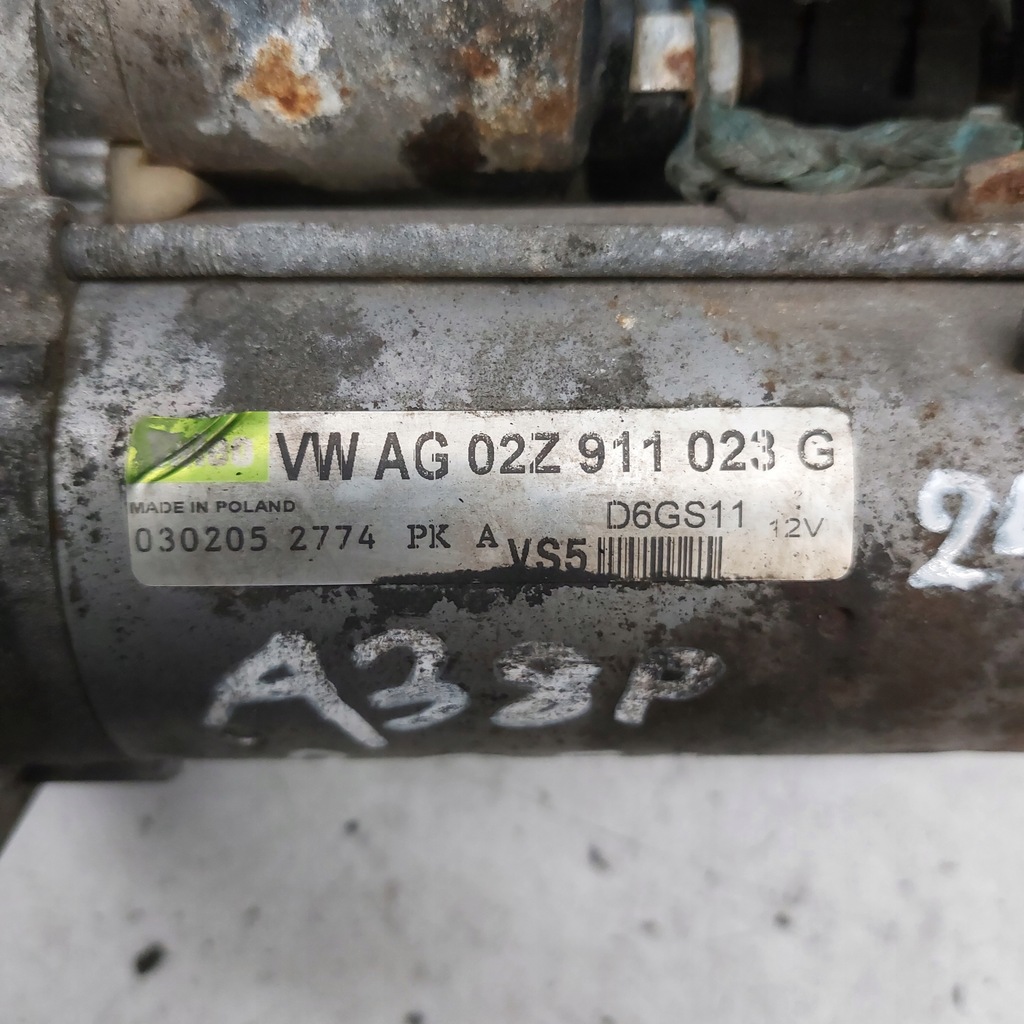 фото №10, Audi a3 8p 2,0 fsi стартер 02z911023g