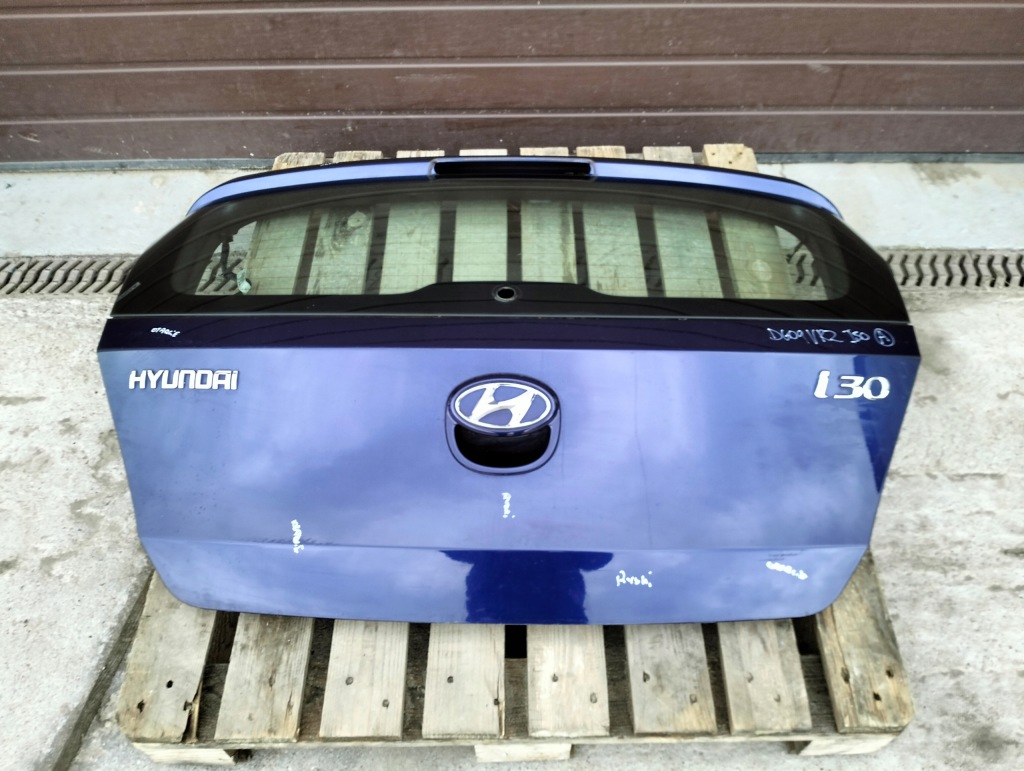 фото №12, Крышка багажника стекло задняя hyundai i30 i цвет 2x lata 2007-2010 5d 5 дверь hb