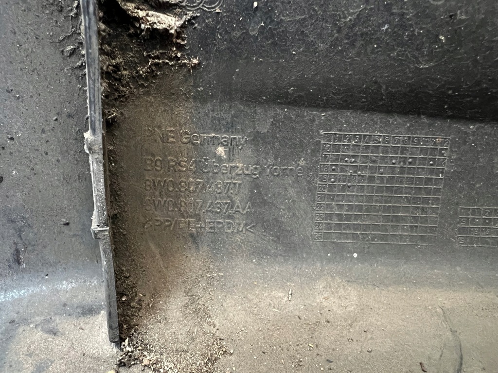 фото №8, Audi rs4 b9 8w бампер передний перед pdc pod омыватель 16-20