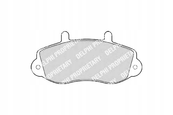 фото №1, Delphi гальмівні колодки гальмівні opel movano renault master