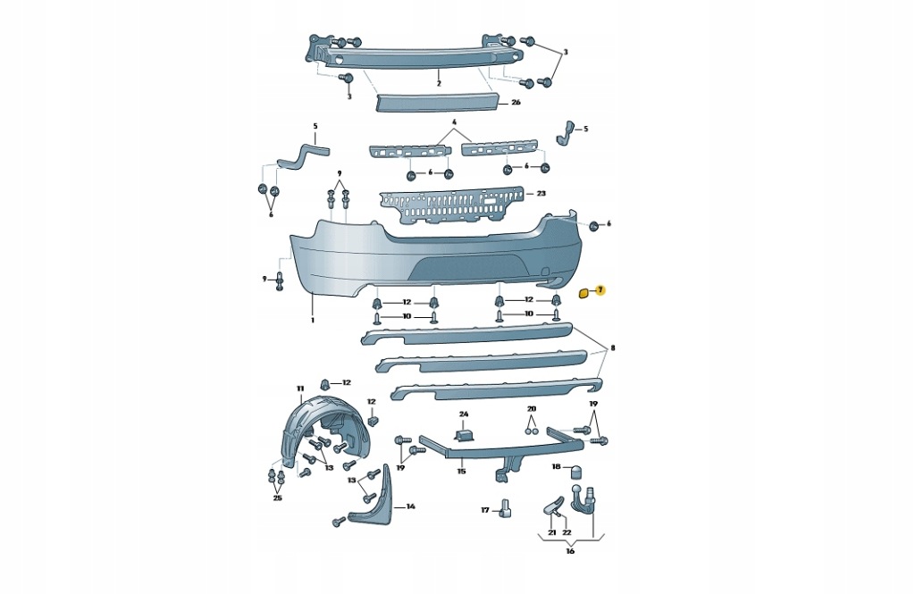 фото №6, Заглушка фаркоп skoda superb ii 3t5807441
