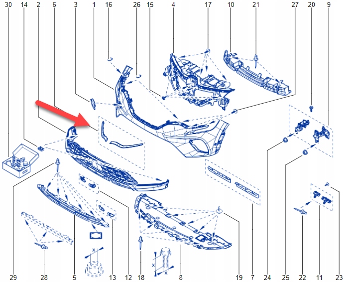 фото №13, Captur ii 2 19- новий хром лівий правий бампера решітка перед kpl оригінал