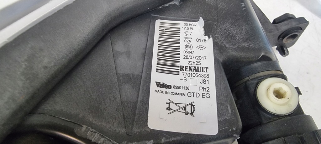 фото №7, Лампа передняя левая renault grand espace iv lift