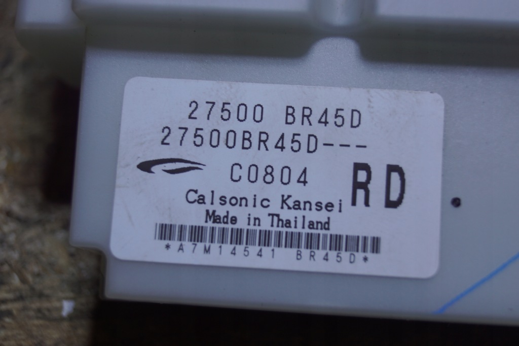 фото №12, Панель кондиционера nissan qashqai j10 27500br45d