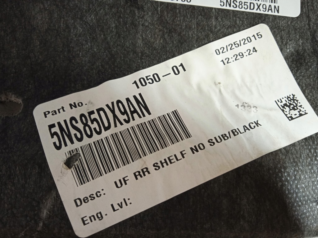 фото №11, Chrysler 200 15- полиця багажника usa 5ns85dx9an