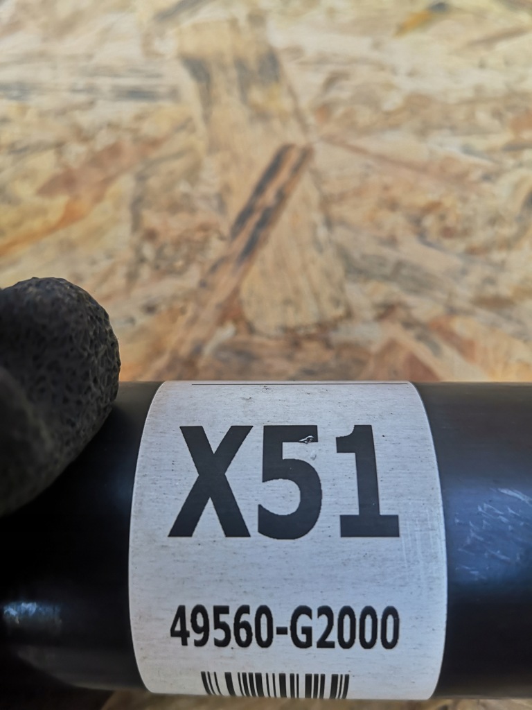 фото №7, Hyundai kona 1.6 гібрид привідний вал правий перед 49560-g2000