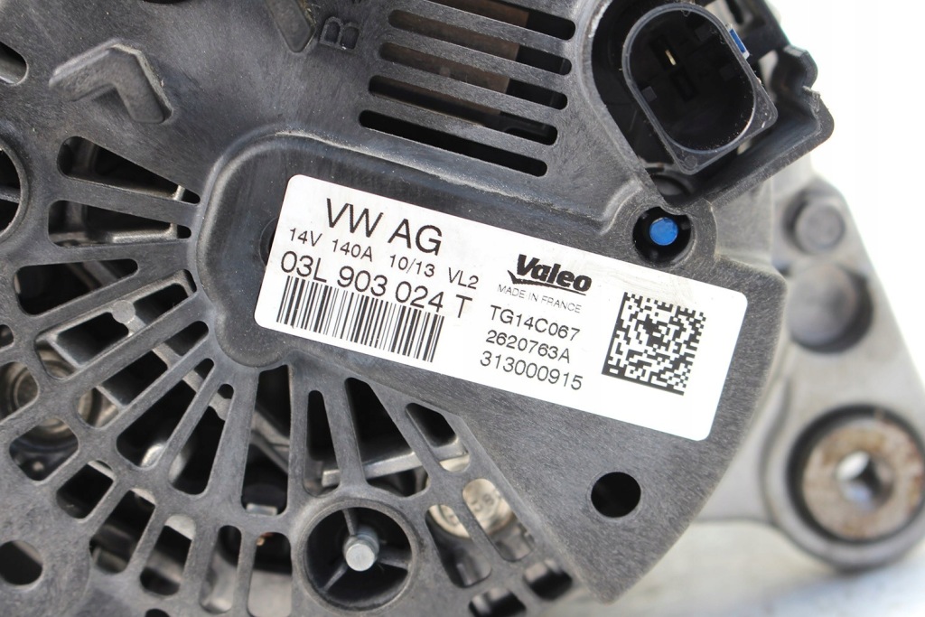 Vw amarok генератор 03l903024t 140a valeo двигатели 2.0 tdi disel 03l 903 02 в Украине