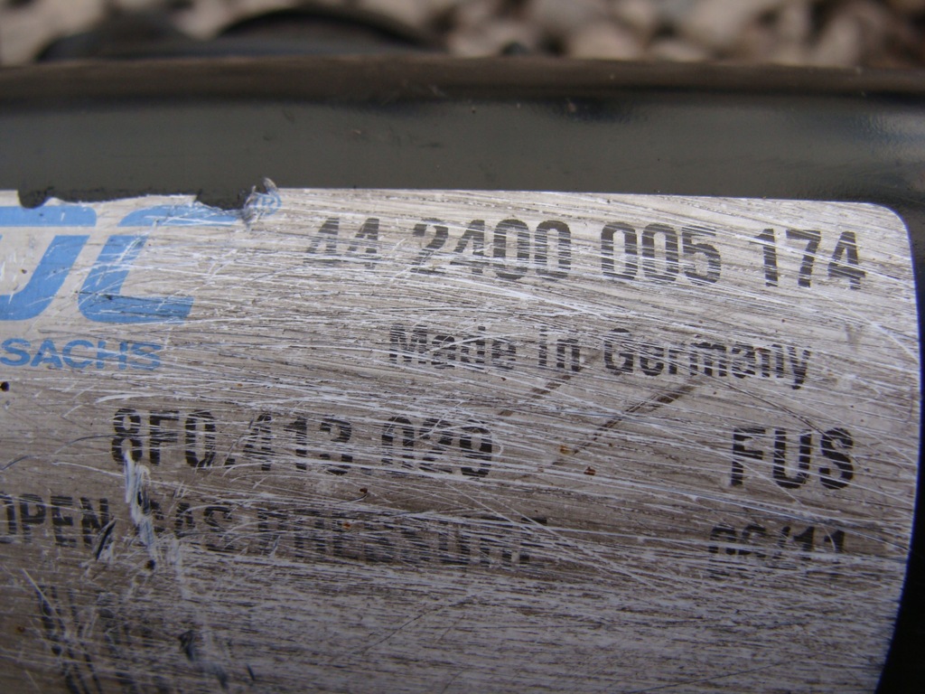 фото №8, Амортизатор перед audi a4 c5 s4 s5 8t 8k 8f0413029