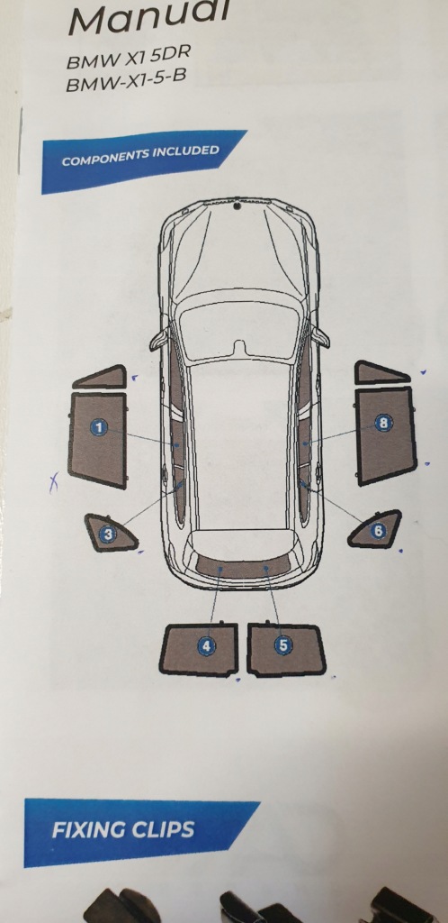 фото №5, Защита автомобильные солнцезащитные bmw x1 f48 5dr