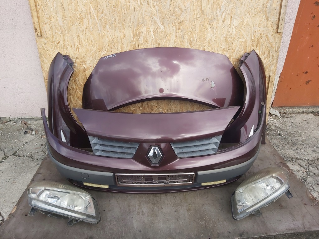 фото №1, Renault scenic ii бампер капот крыло фара лампа