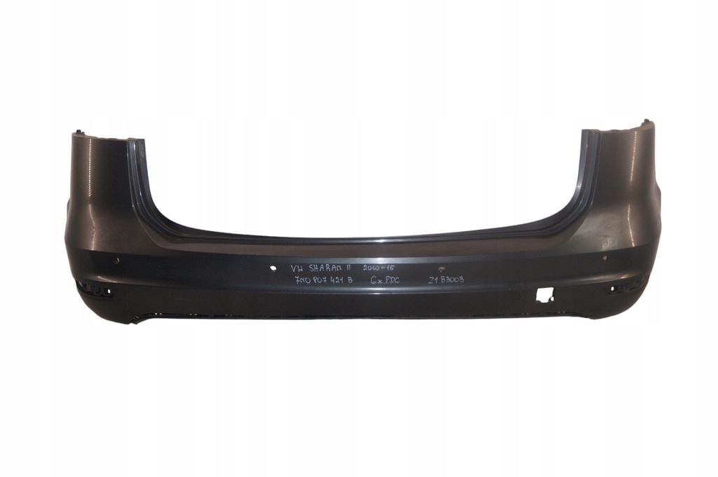 фото №6, Vw sharan ii 2 2010- бампер задний задняя 7n0