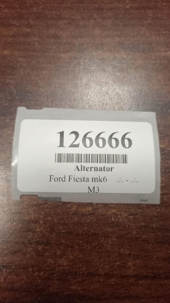 Ford fiesta mk6 1.25 генератор 2s6t10300cb с Разборки