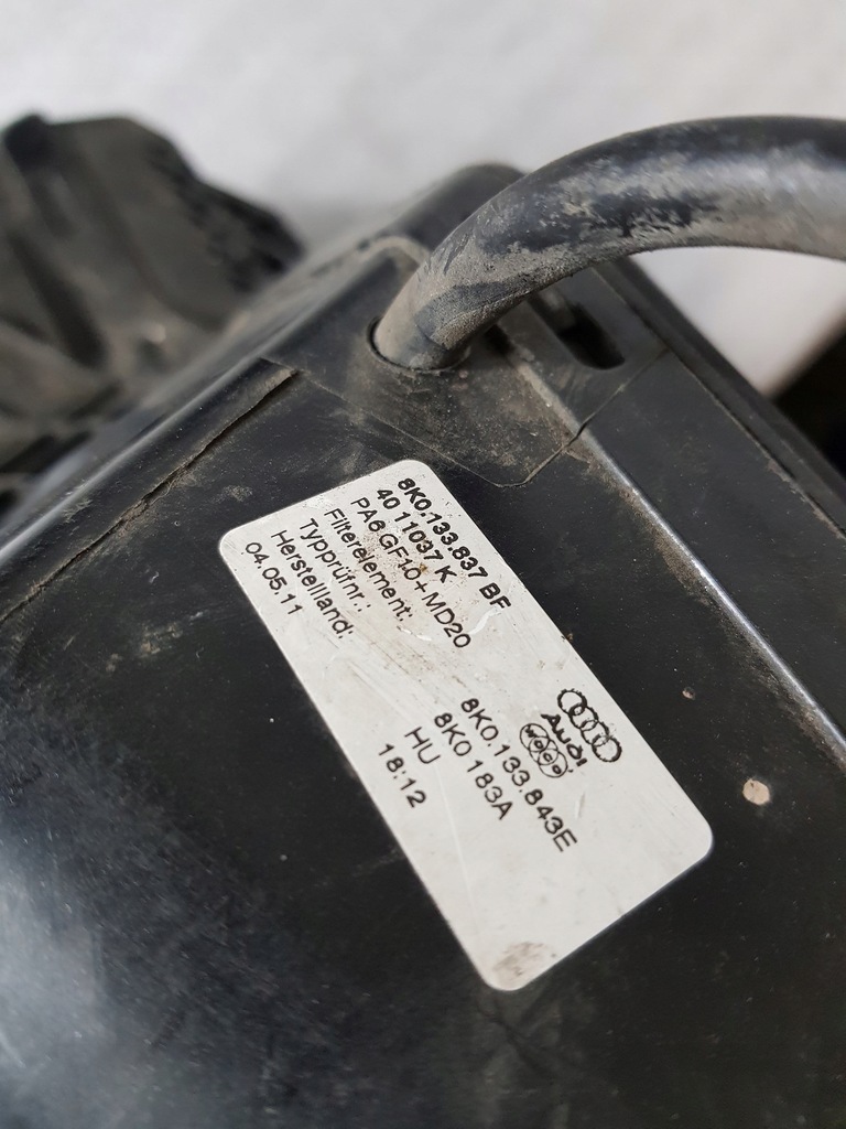 фото №6, Audi оригінальний номер 8k0133835ar корпус фільтр повітря