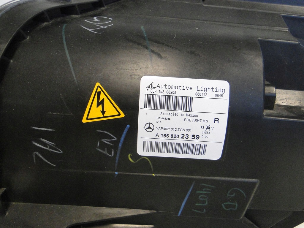 фото №9, Mercedes ml 166 w166 лампа правая ксенон led ils