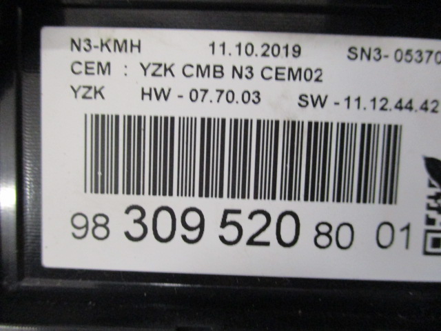 фото №9, Berlingo 1.5 blue hdi счетчик приборы 9830952080