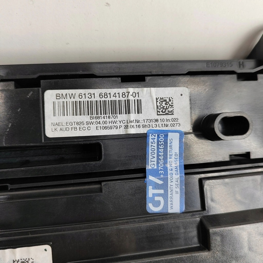 фото №9, Bmw 4 f32 f33 2016 переключатель / выключатель обдув вентилятор