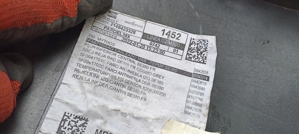 фото №7, Бампер перед передний seat leon iv 4 20-23rok 5fa 5fa807221 оригинал