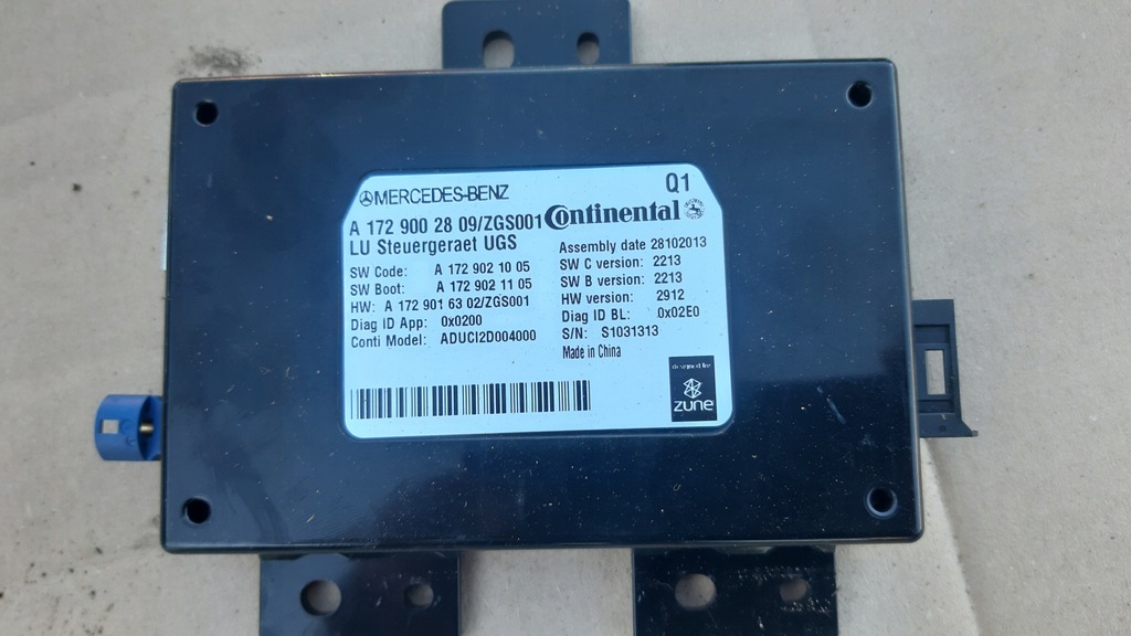 фото №1, Модуль круиз-контроль a1729002809 e-klasa w212 lift