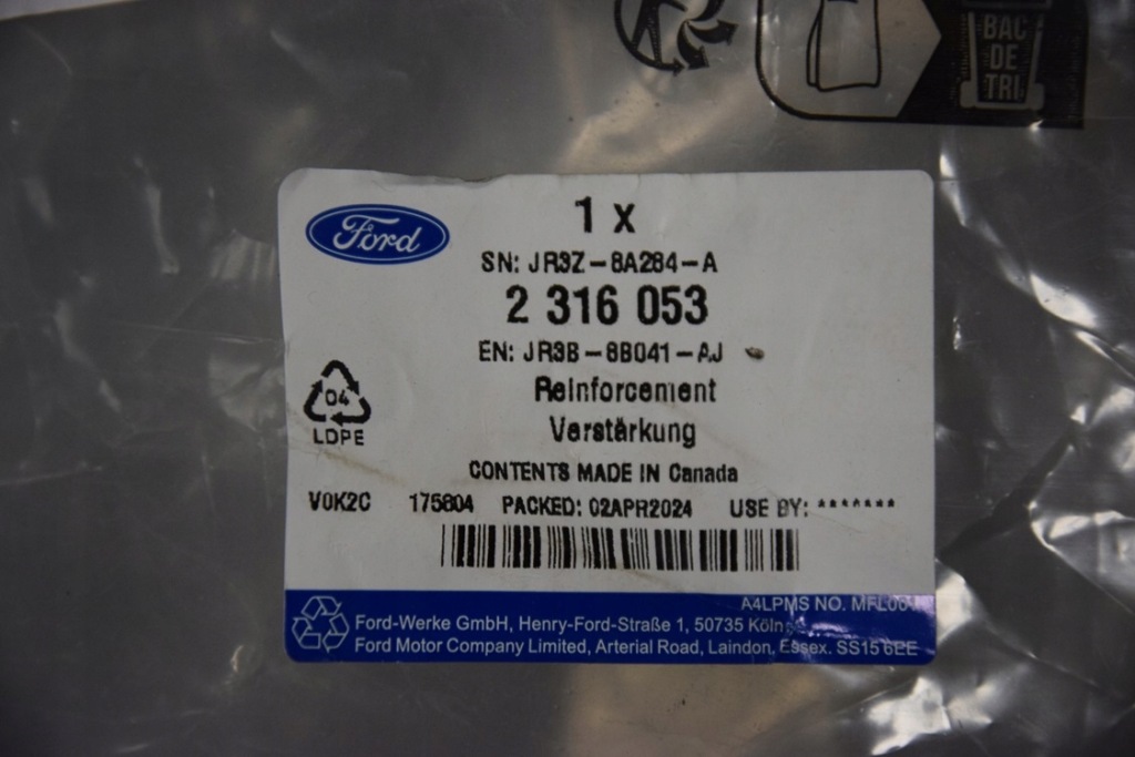 Ford mustang vi 17-22r. передний ремень перед Недорого