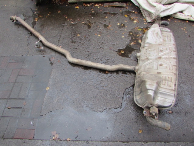 фото №1, Выхлоп конечный vw touareg 2,5 tdi