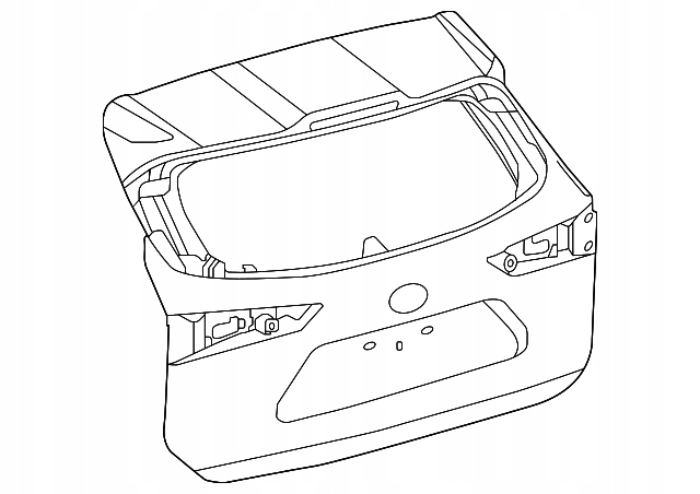фото №1, Кришка багажника задня задня кришка toyota highlander 2019-