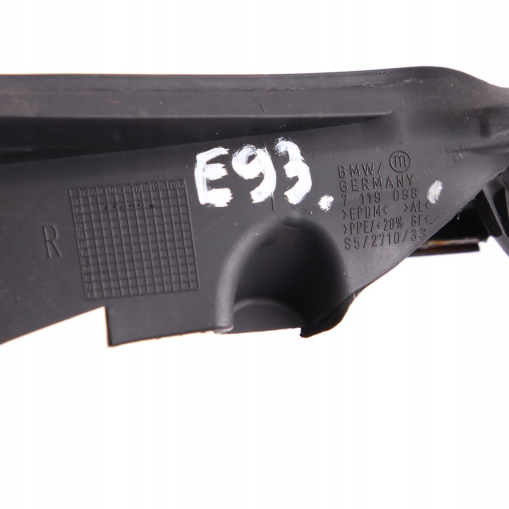 Bmw e93 молдинг прокладка скло правий задній хром 7119098 Ціна