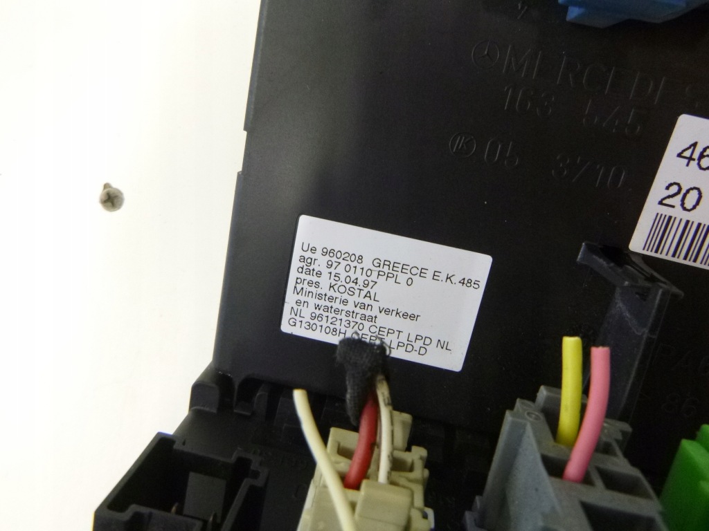 фото №7, Модуль sam коробка bsi mercedes ml w163 2.3