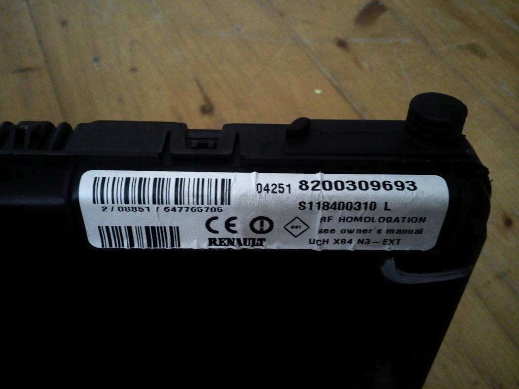 фото №2, Бортовий комп'ютер модуль блок керування bsi uch renault scenic ii