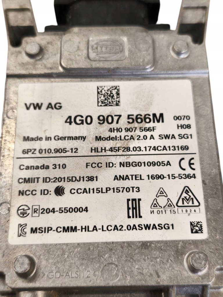 фото №6, Audi a6 s6 c7 4g 2017 з передній модуль мертвого pola