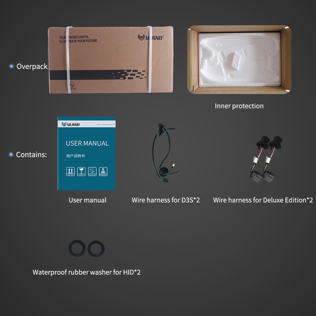 фото №15, Chevrolet camaro lift 2014-2015 лампа лампы передние led vland rgb europa