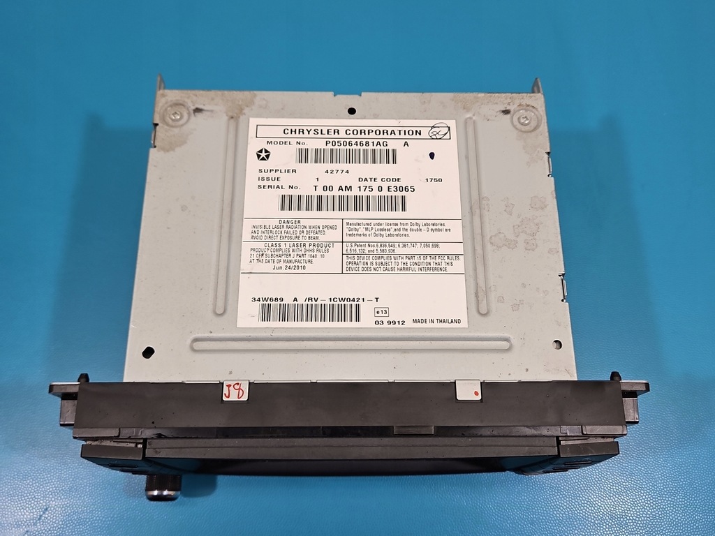 фото №5, Радіо заводський dodge journey p05064681ag радіопрогравач