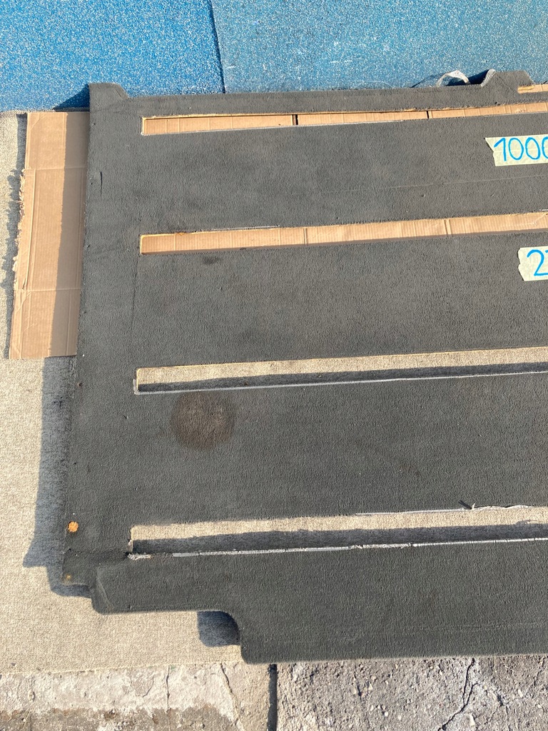 фото №4, Vw t5 multivan пол обшивка задняя коврик задний