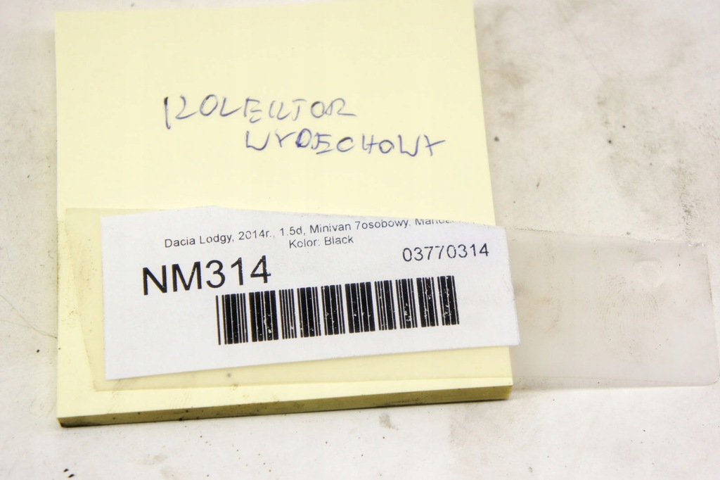 фото №6, Nm314 dacia lodgy 1.5d колектор випускний