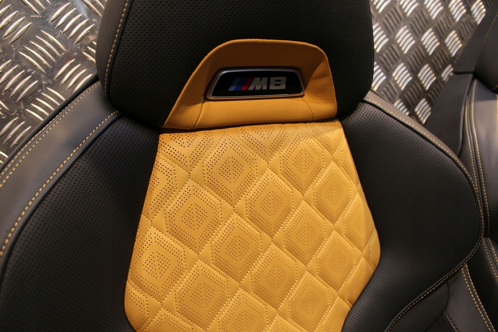 фото №6, Bmw m8 f93 g16 оббивка сидіння заднє сидіння підігрів