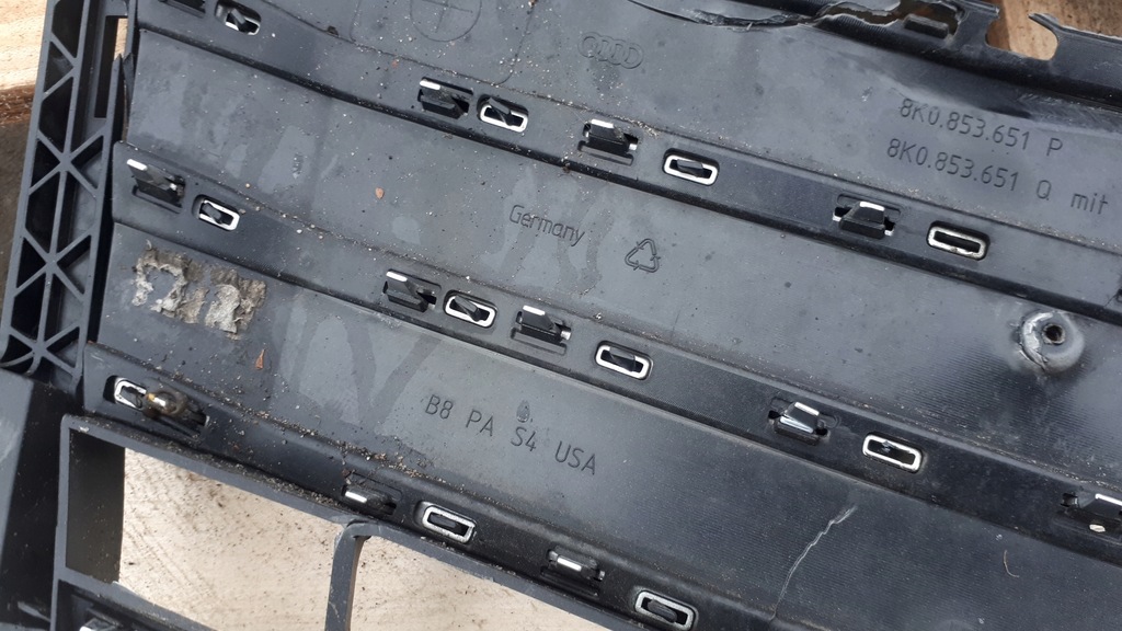 фото №16, S4 b8 lift решётка радиатора решётка радиатора бампера na запчасти uszkodz