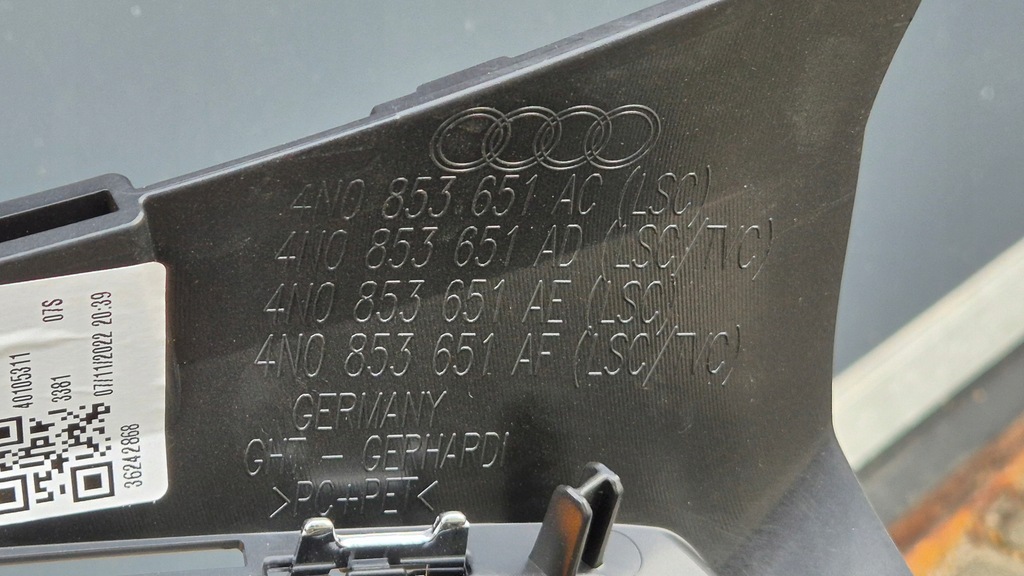 фото №16, Решётка радиатора радиатора решётка радиатора audi s8 a8 d5 lift 21- оригинальный номер 4n0853651ac ad ae af nowa!