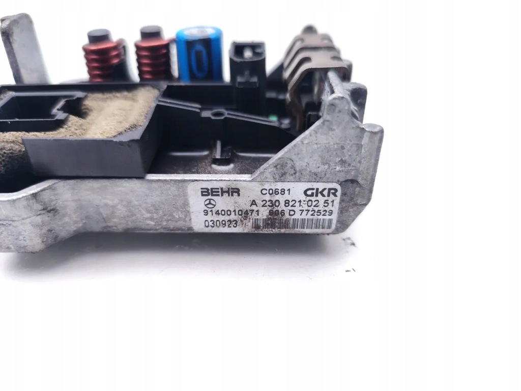 фото №7, Mercedes-benz c-class резистор / резистор вентилятор обдув c 220 cdi дизель