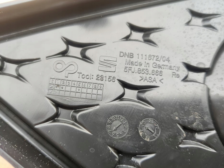 фото №6, Решётка противотуманная фара бампер seat tarraco 5fj853665 /666