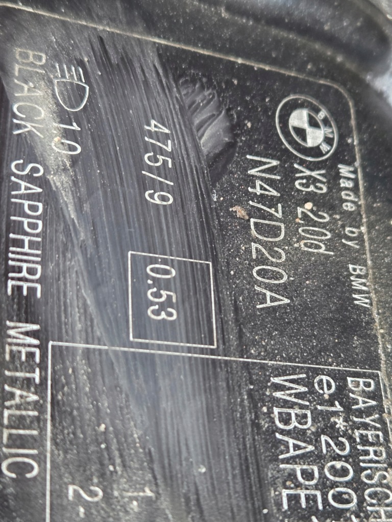 фото №11, Бампер задний bmw x3 e83 m набор black sapphire