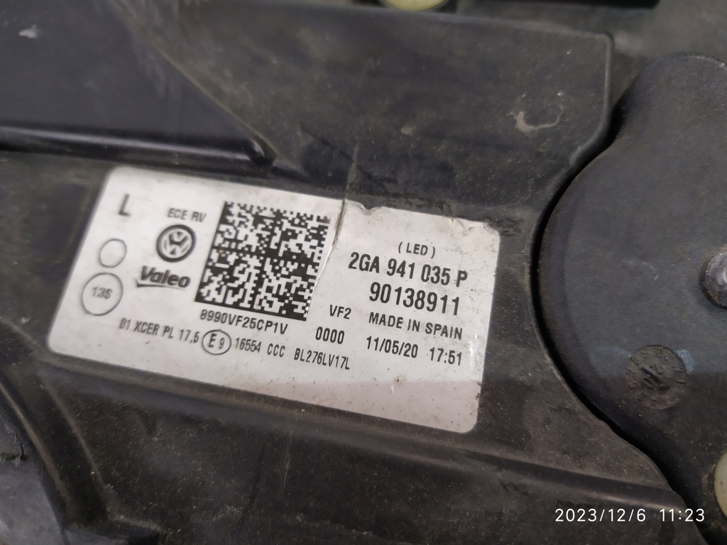 фото №13, Лампа лівий перед vw t-roc full led 2ga941035p