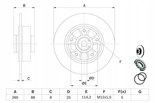 Купить Bosch 986 479 575 t. ham. renault megane 1szt.