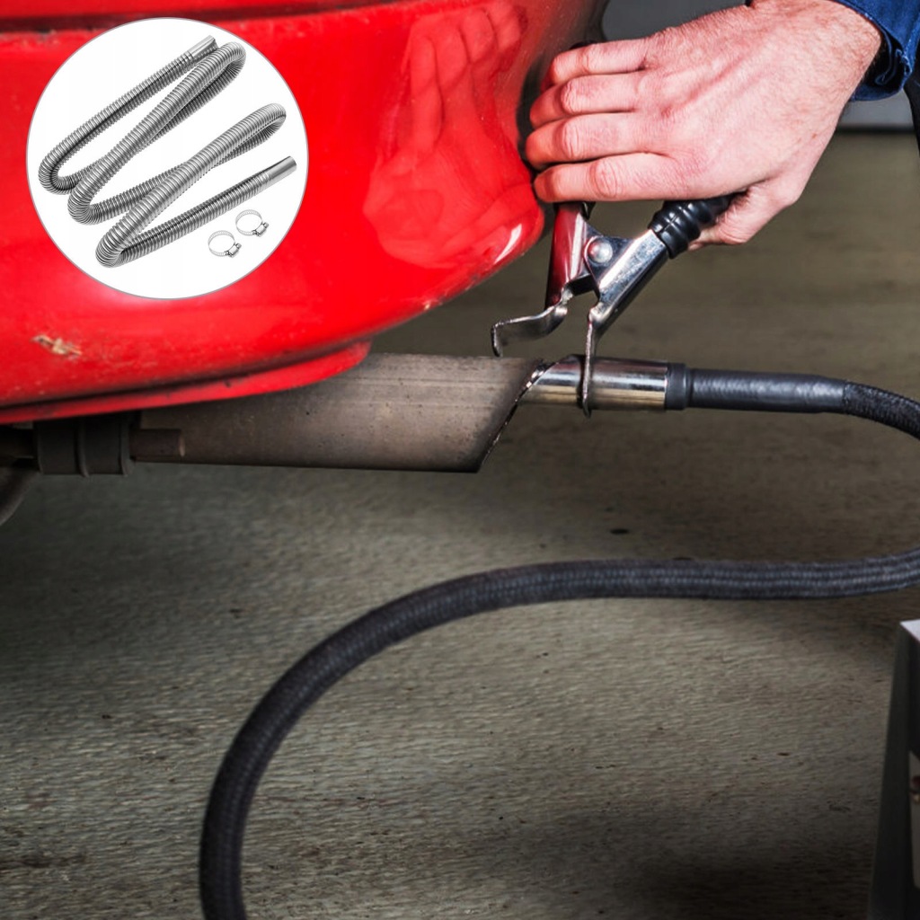 1 szt. труба вихлопна до автомобіля з нержавіюча сталь нержавіючої - легкий монтаж Оригінал