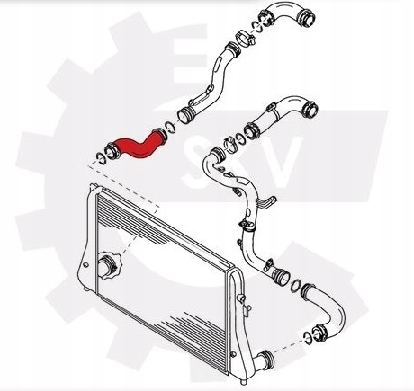 фото №3, Шланг труба интеркулер vw passat b6 1.9tdi