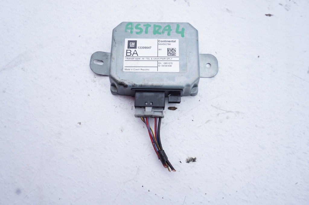 фото №1, Модуль навігації 13306647 opel astra 4 j